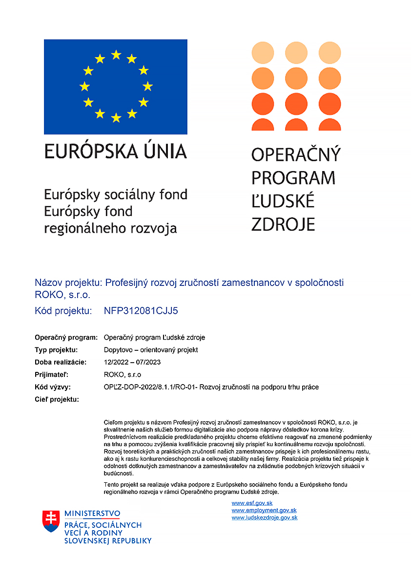 Operačný program ľudské zdroje.